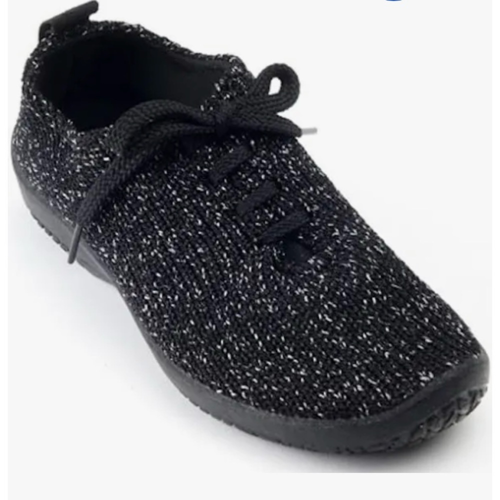 Arcopedico Black and Gray Knit Shoes Size 37